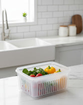 White Fresh Keeping Storage Box